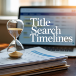 Title Search Timelines: How Long Does It Really Take?