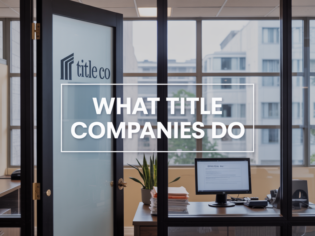 The Role of a Title Company in Your Real Estate Transaction